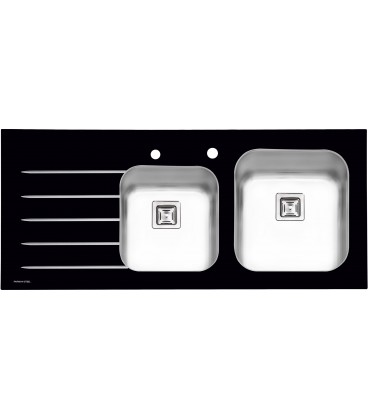 PS 4104سینک توکار پرنیان استیل