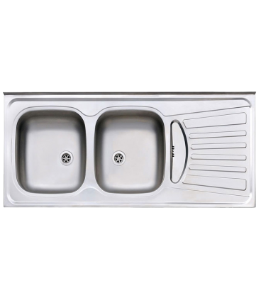 سینک روکار 260.60 استیل البرز 120*60