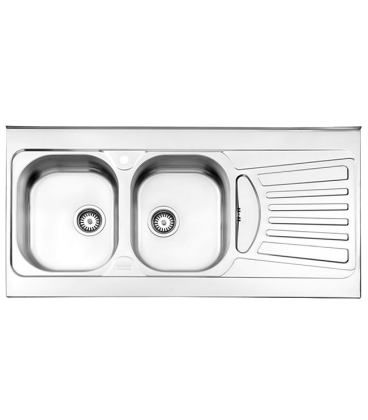 سینک روکار کد 725.60 استیل البرز 120*60
